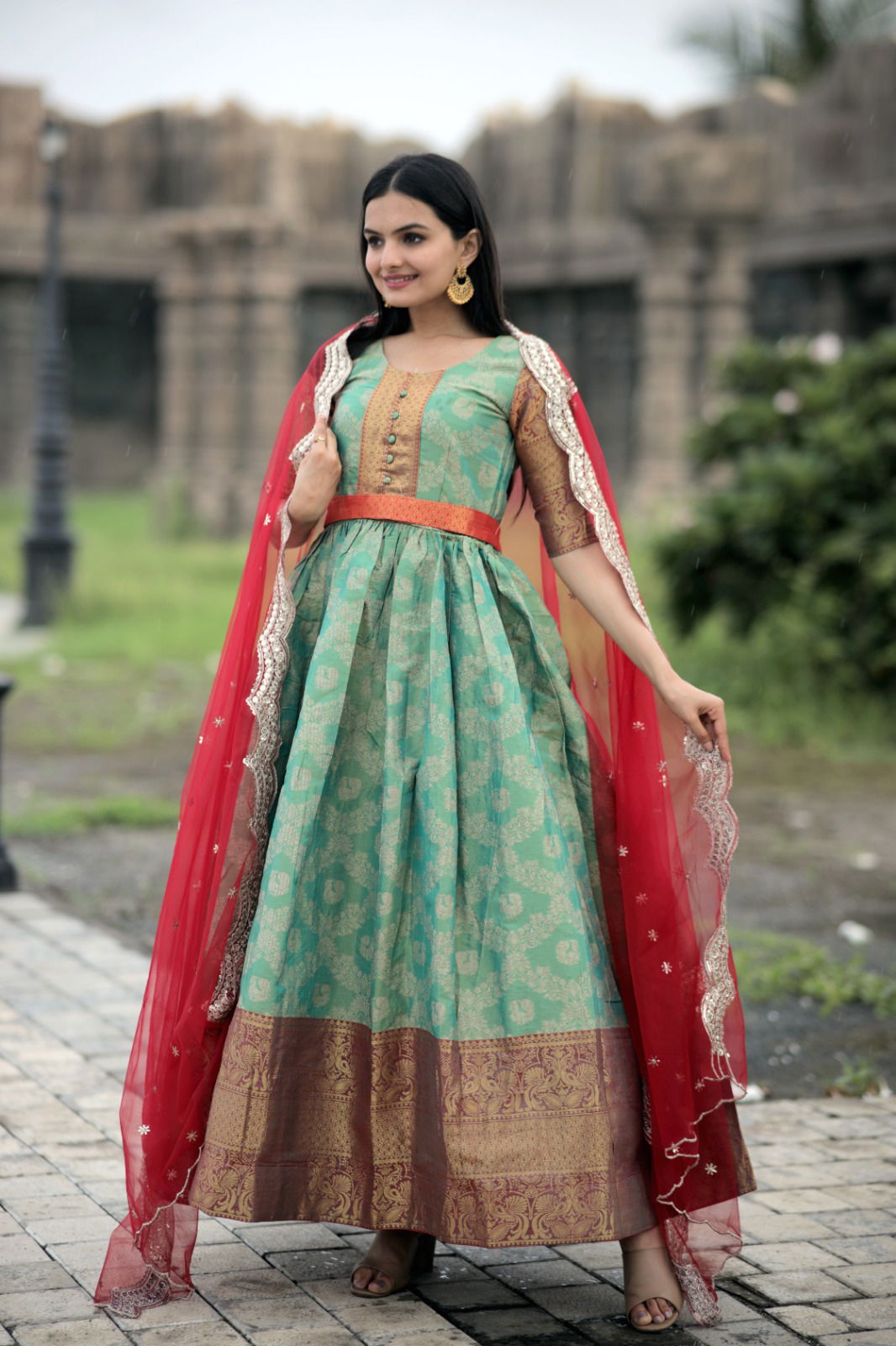 Ka 1057 Kanjivaram Silk Gown Catalog