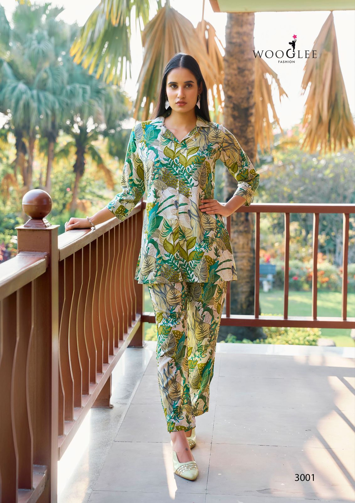 Rolex By Wooglee Rayon Printed Fancy Western Cord Set Wholesale Online