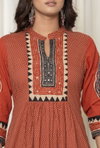 Naisha K 295 Designer Jaipuri Print Anarkali Style Kurta Set Wholesale Suppliers In Mumbai