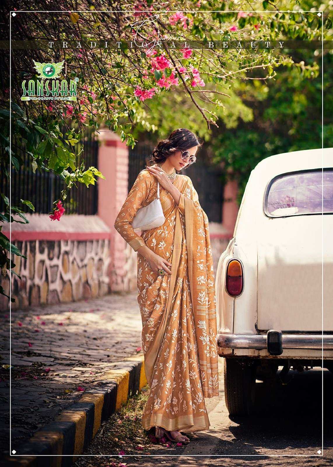kaari by sanskar pure cotton saree suppliers in india