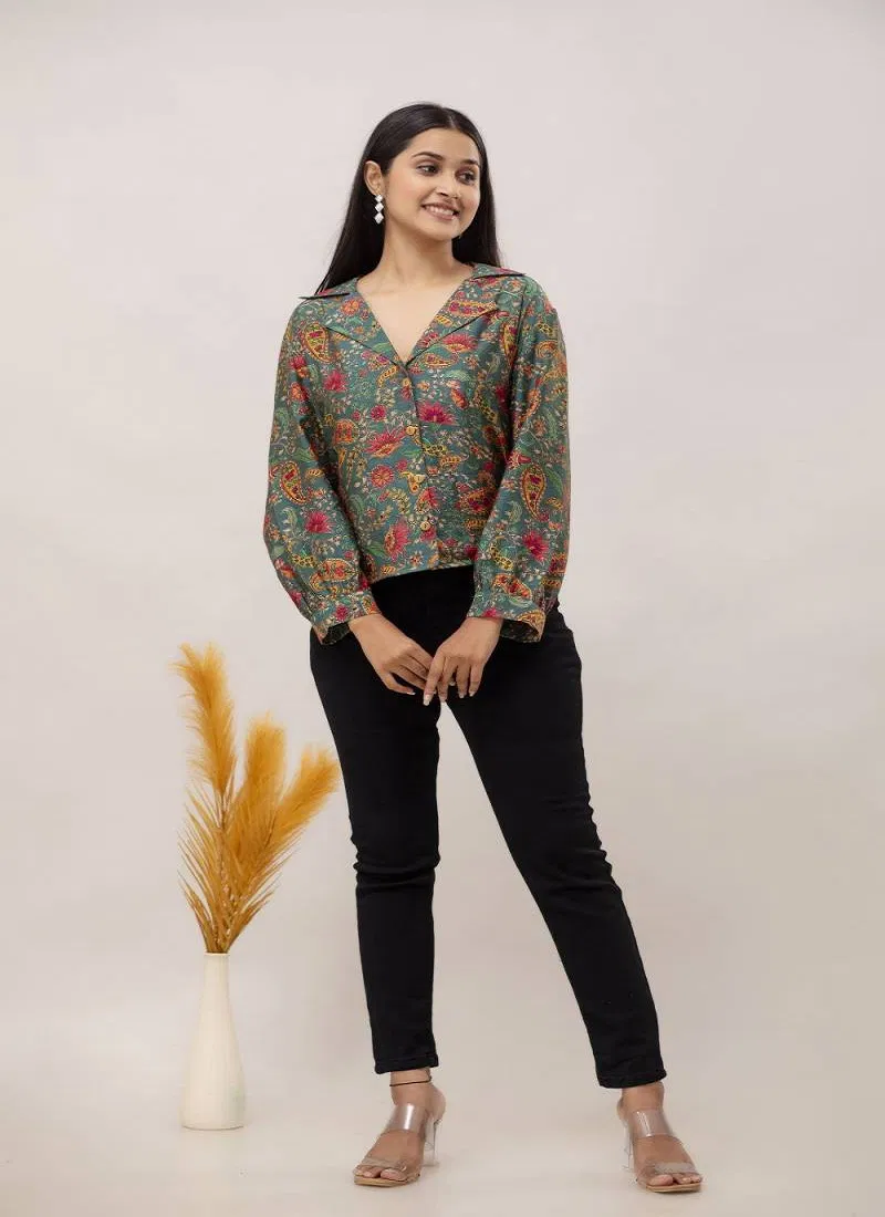 Stylee Girl 25 Masleen Printed Stylish Ladies Tops Wholesale Shop In Surat
