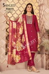 Romiyo By Sangeet Roman Silk Kurti With Bottom Dupatta Wholesale Market In Surat
