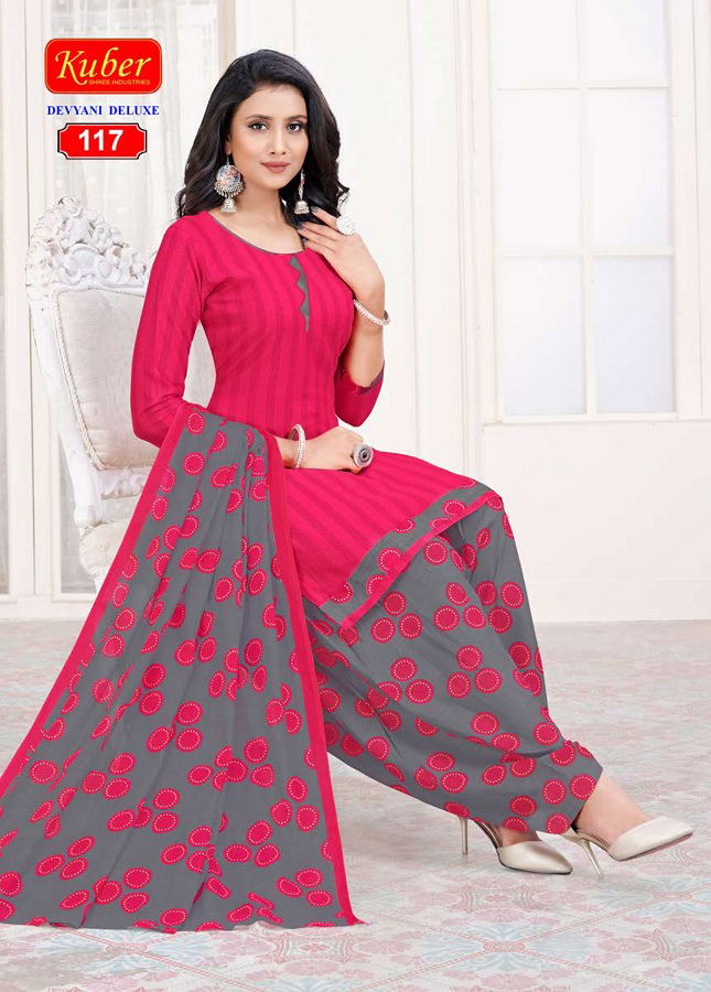 Kuber Divyani Deluxe Printed Latest Fancy Designer Regular Casual Wear Cotton Ready Made Dress Collection
