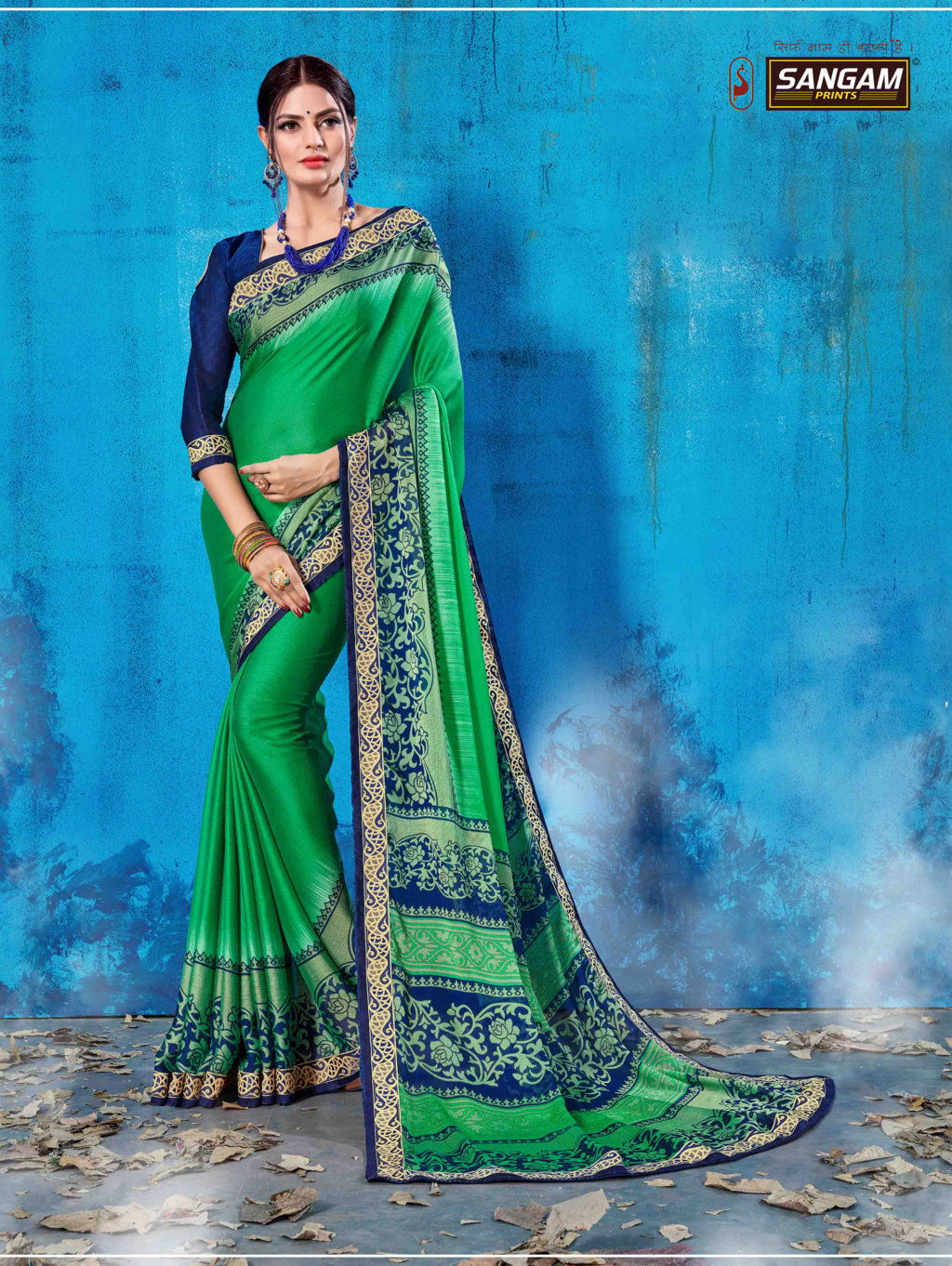 Sangam Vichitra Latest Fancy Regular Casual Wear Printed Rangoli Silk Sarees Collection
