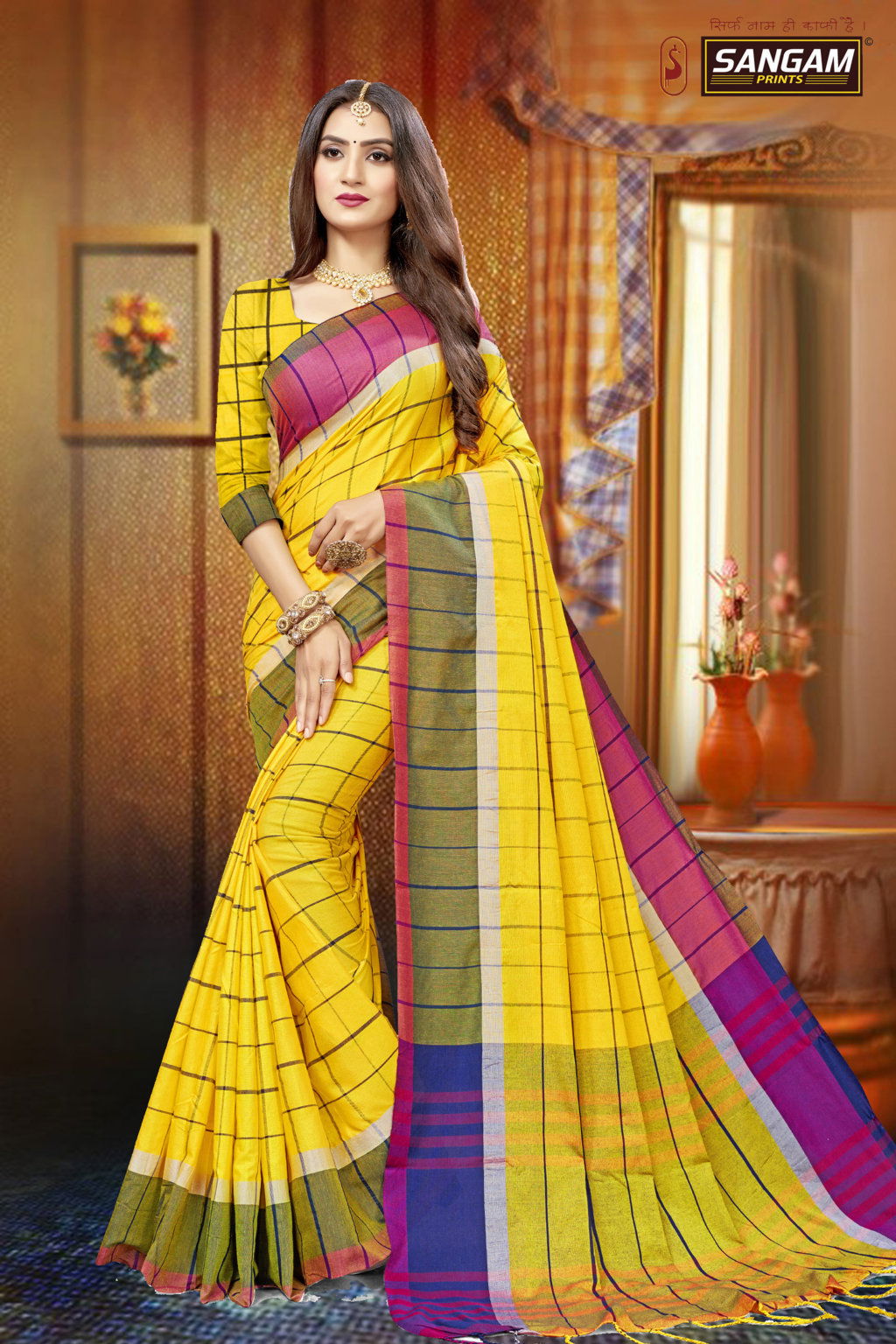 Sangam Red Carpet 1 latest fancy Designer Casual Wear Linen Cotton Sarees Collection

