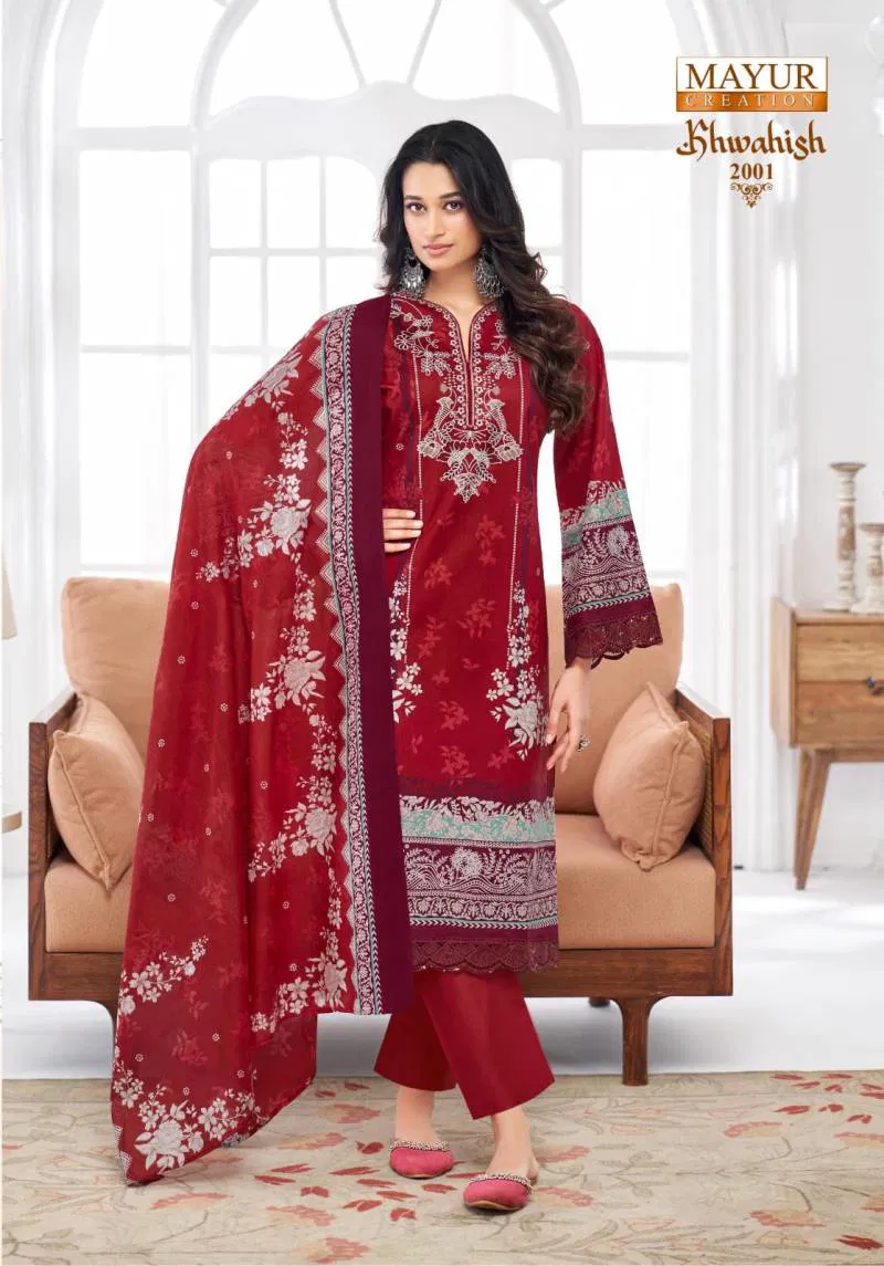Khwahish Vol 2 By Mayur Lawn Cotton Dress Material
Wholesalers In Delhi