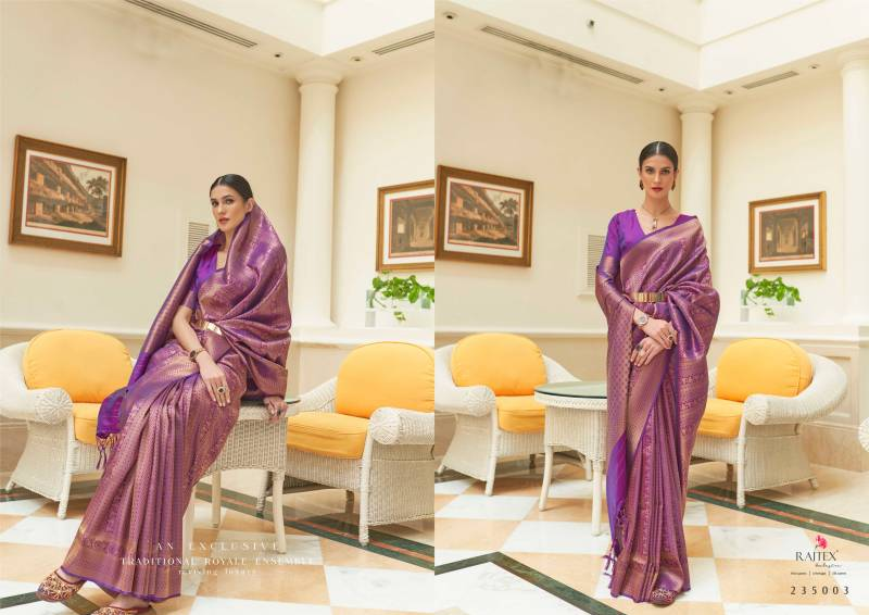 Kishika Silk By Rajtex Designer Handloom Weaving Saree Wholesale In India