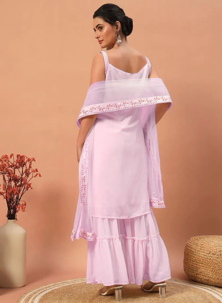 Tt 001 A to D Georgette Readymade Suits Wholesale Shop In Surat