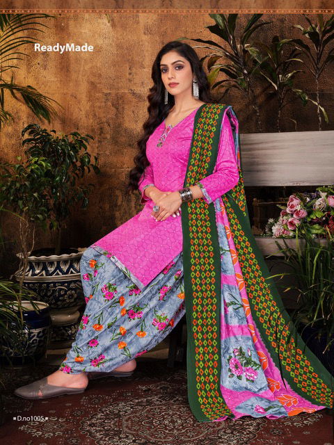 Mitto Patiyala 1 Casual Regular Wear Cotton Printed Ready Made Collection
