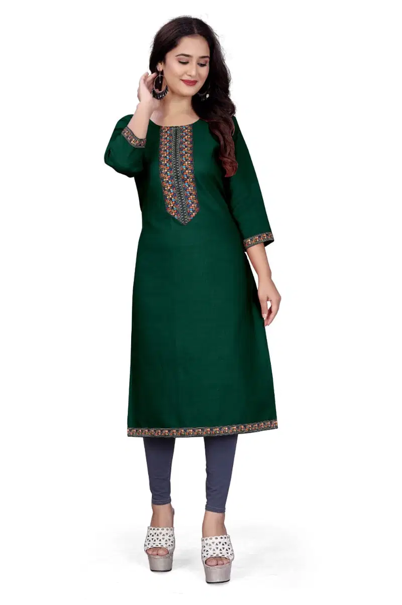 BS 42 Krishi Daily Wear Cotton Digital Printed Kurtis Suppliers In India