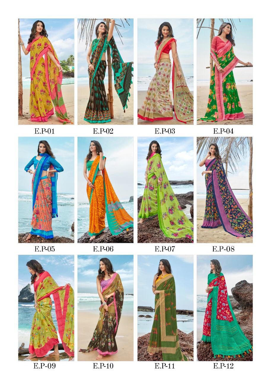 Shreyans Eleghant Pattu Latest Designer Daily Wear Casual Wear Linen Saree Collection 