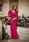 Durga By Sanskar Tex Prints Unique Georgette Saree For Womens Wholesalers In Delhi