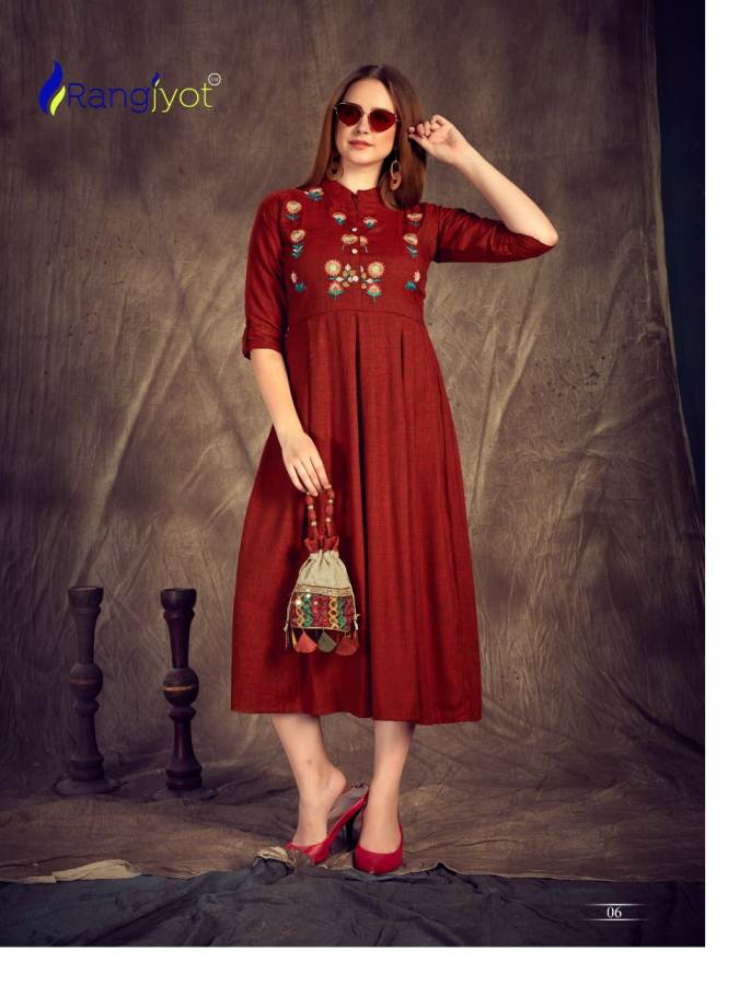 Ranjyot Herry Vol 3 Latest Designer Anarkali Style Kurtis Collection 