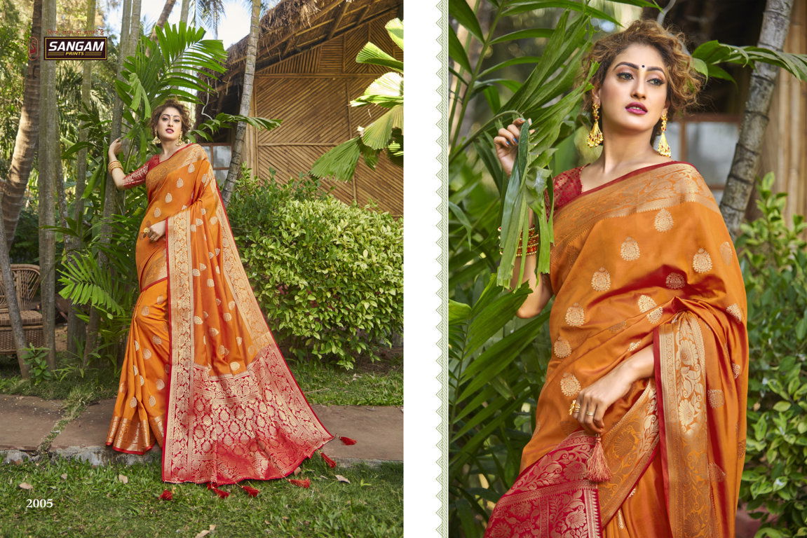 Sangam Sambhalpuri Latest Designer Handloom Silk Festival Wear Sarees Collection