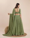 DZ 2235 Mehendi Sequence Embroidery Designer Lehenga Choli Wholesale Market In Surat
