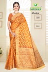 Megha 5744 By Sanskar Cotton Jacquard Weaving Pattern Saree Wholesalers In Delhi