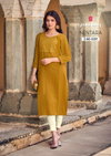 Nentara By Rangoon Rayon Sequence Embroidery Kurti Wholesale Shop In Surat