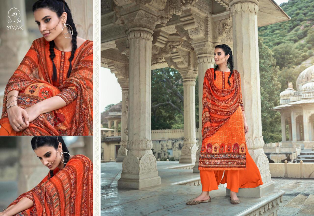 Glossy Blossom 27 Latest Designer Printed Salwar Suit Collection With Pure Bemberg Chiffon Digital Print Dupatta 