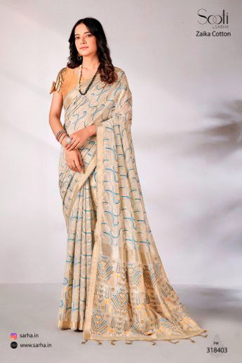 Zaika Cotton By Sarha Designer Saree Wholesale Market In Surat