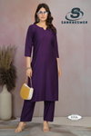 Rainbow Vol 1 By Sankheswer Vertican Plain Kurti With Bottom Suppliers In India