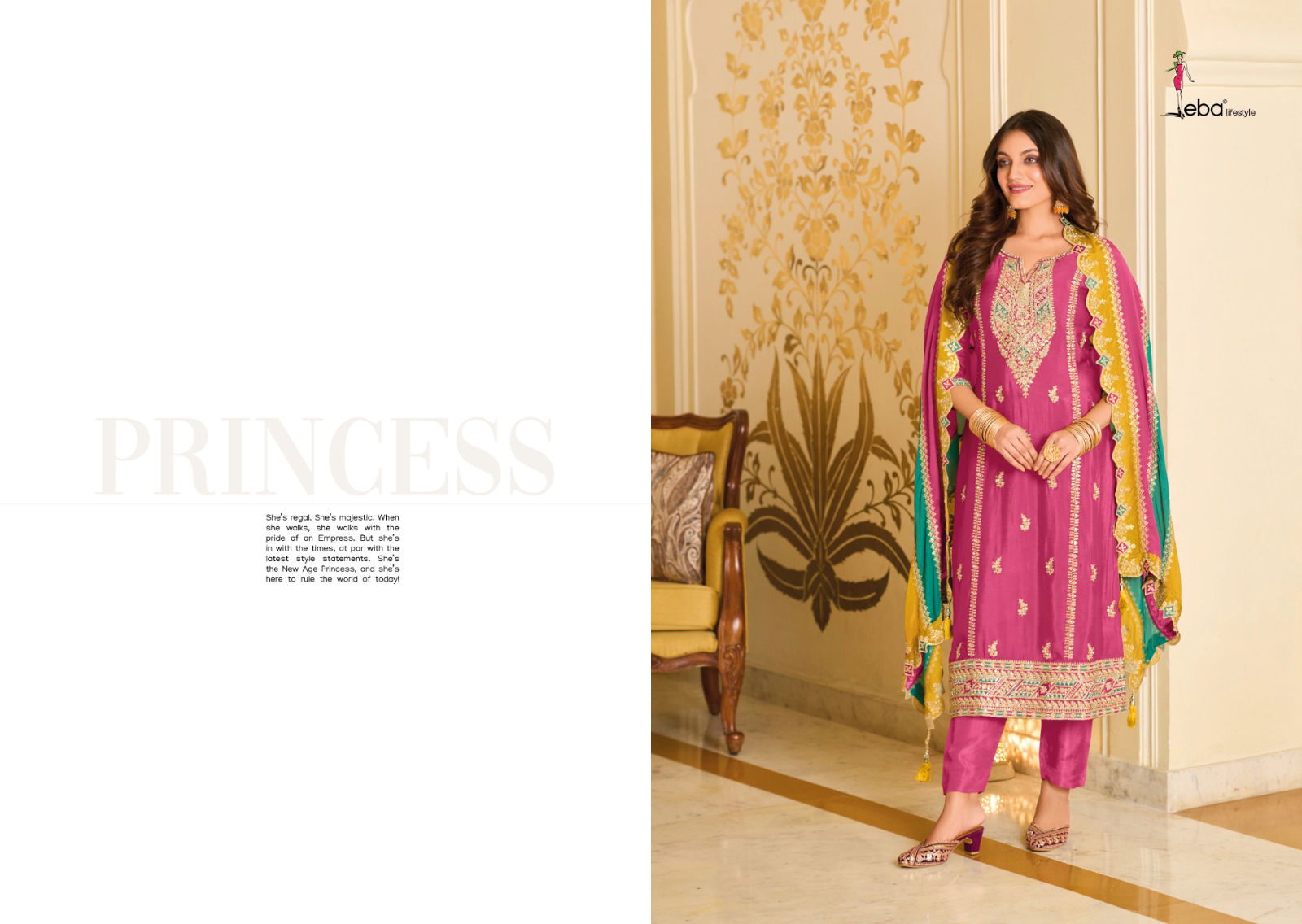 Yasmin By Eba Lifestyle 1653 To 1654 Series Wholesale Readymade Suits Suppliers in Mumbai