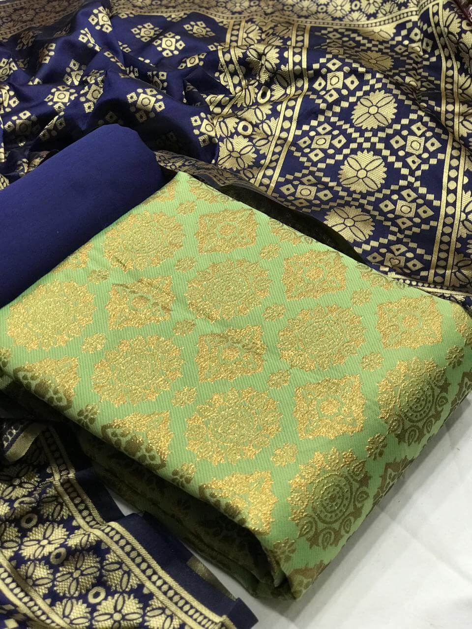 Banarasi Silk Dress 36 Designer Daily Wear Banarasi Dress Collection
