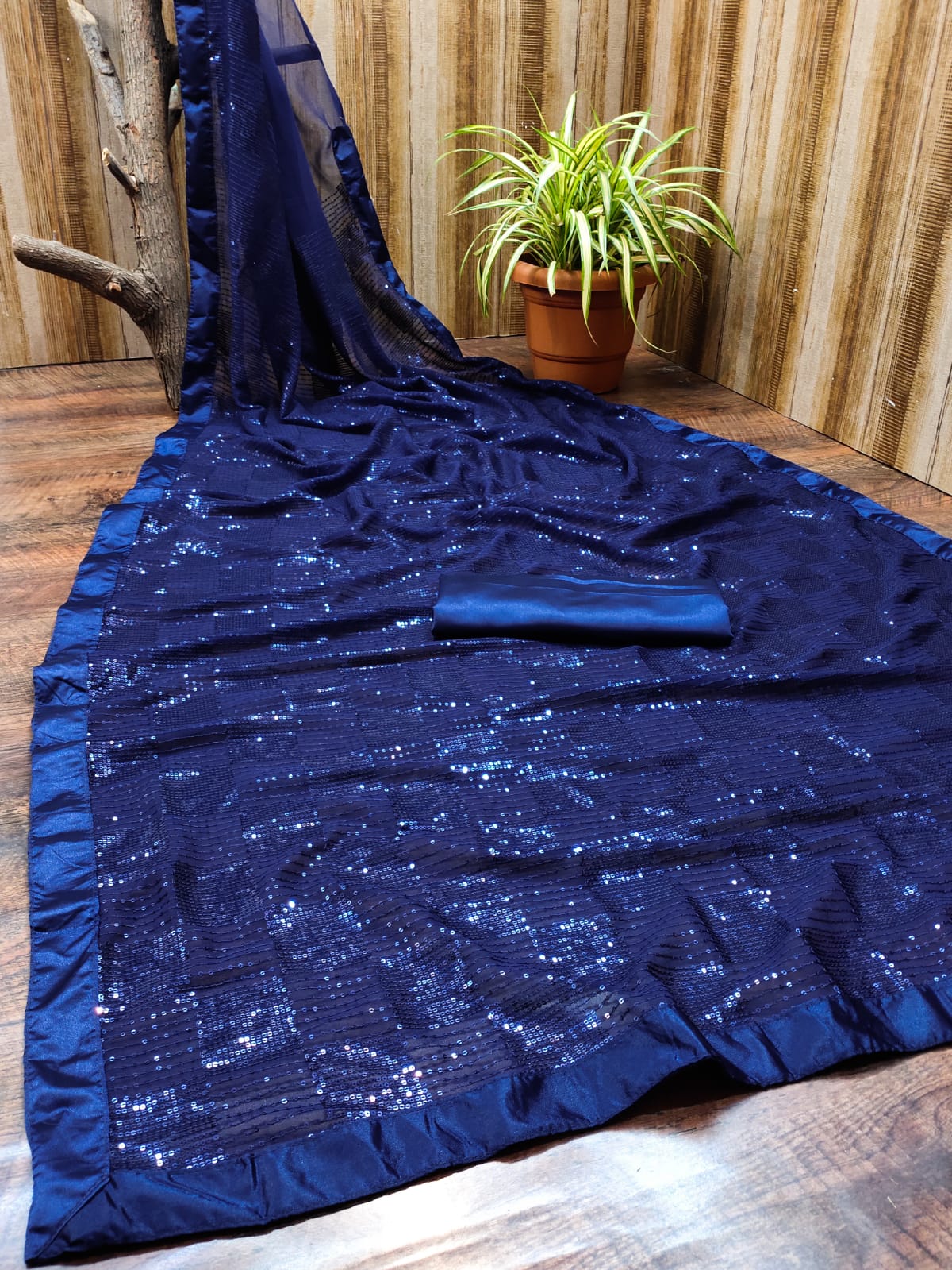 Rim Zim 2 Designer Sequence Soft Georgette Fancy Party Wear Sarees Collection
