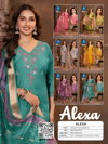 Alexa By Kaya Vertican Silk Online Kurti With Bottom Dupatta Wholesale