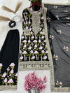 SR 1615 Designer Faux Georgette Party Wear Plazzo Readymade Suit  Orders In india