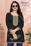 Ramna 2 By Sangeet Rayon Embroidery Wholesale Short Kurti Suppliers In Mumbai
