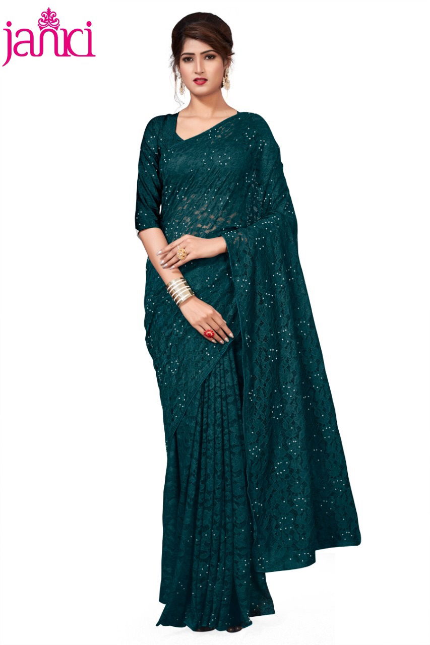 Full Net Designer Stylish Party Wear Saree Collection 