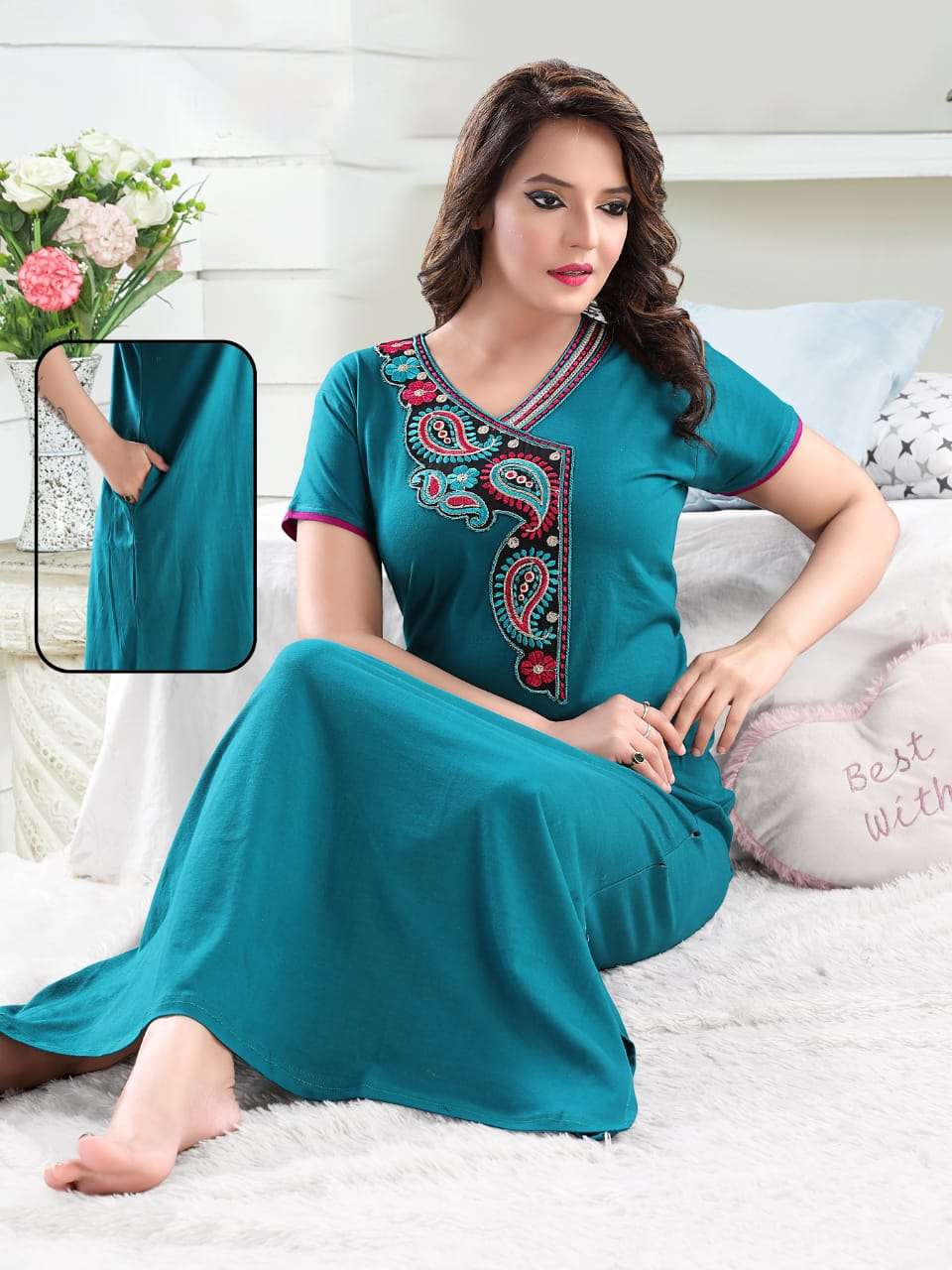 SINKER VOL-2 BY KAAMIRI DESIGNER BEAUTIFUL STYLISH FANCY COLORFUL ETHNIC WEAR & READY TO WEAR PLAIN NIGHTY AT WHOLESALE PRICE
