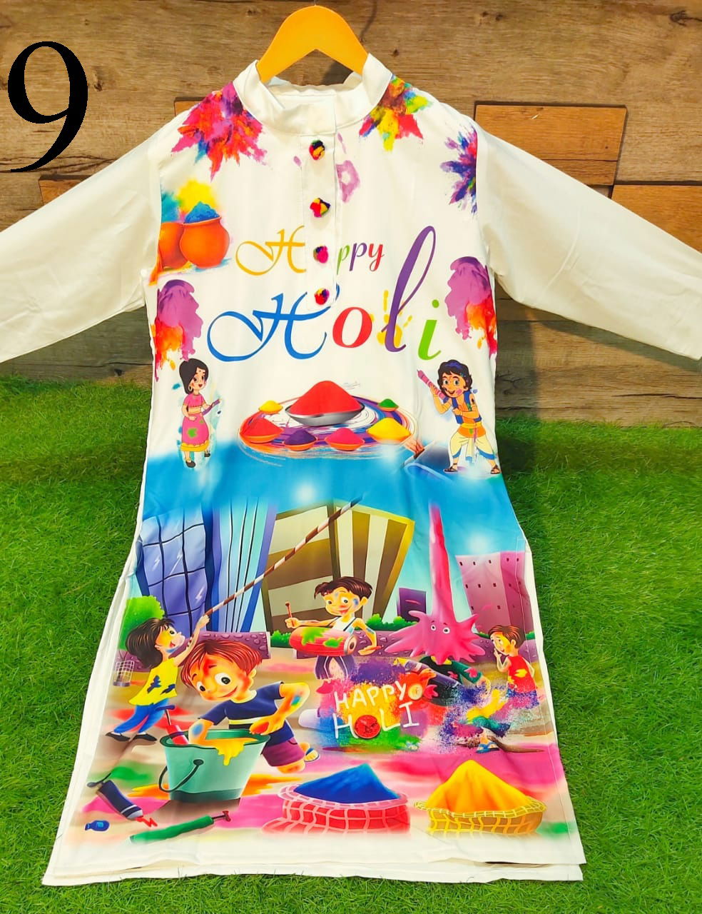 Holi Special 1 Silk Digital Printed Holli Special Kurti Collection