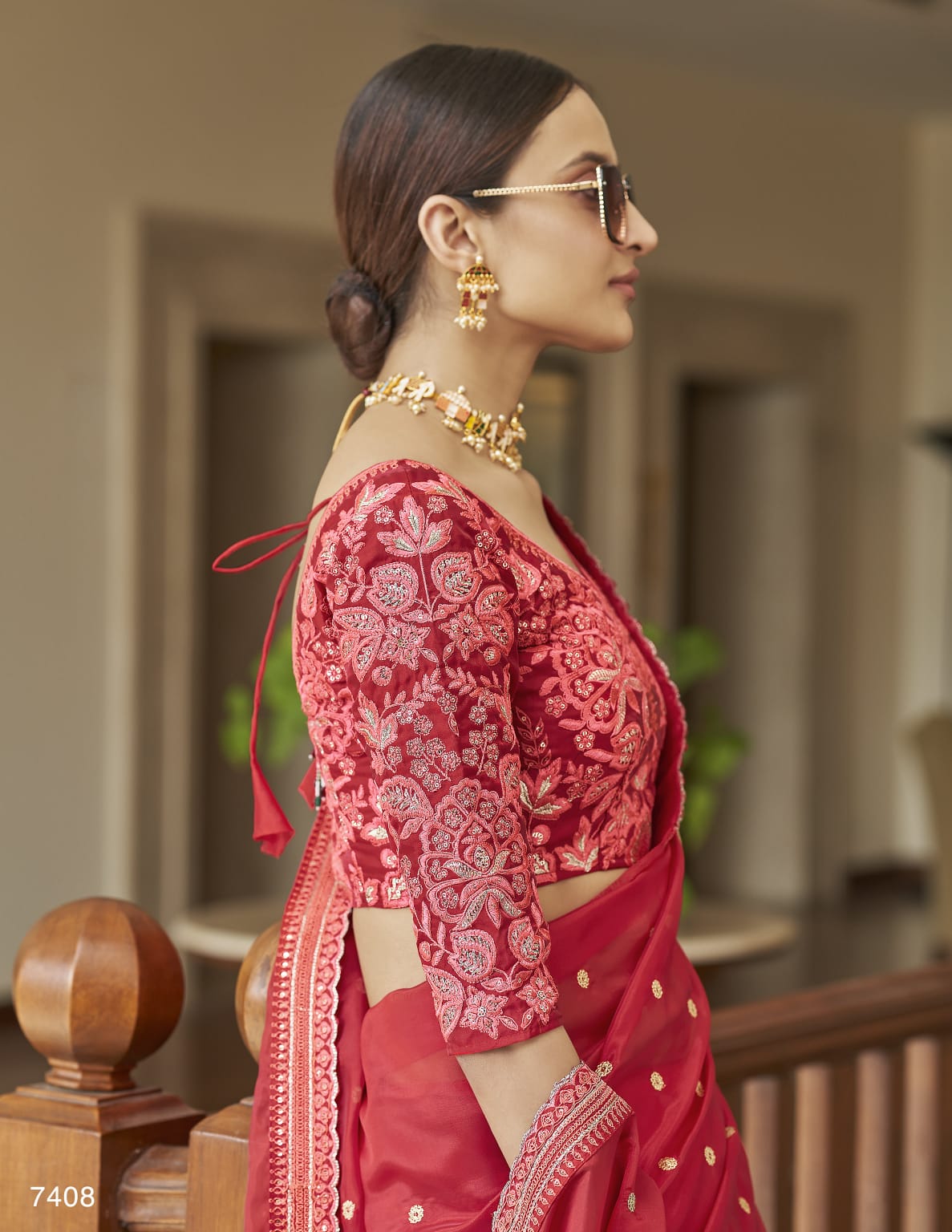 JR 550 Embroidery Designer Sarees Wholesale Price In Surat