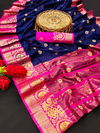 Korvai Kanjivaram Zari Silk Festive Wear Designer Saree Collection