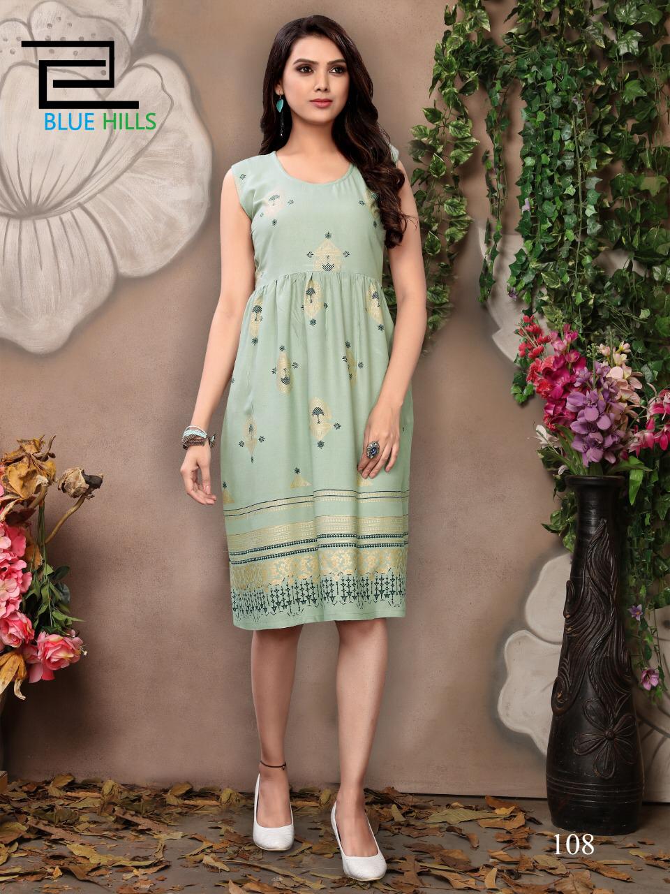 Blue Hills Short Walkway Vol 2 New Collection Of Printed Rayon Daily Wear Short Kurtis 