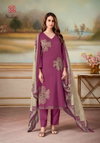 Ehsas By Sudriti Cosmos Satin Printed Dress Material Suppliers In India