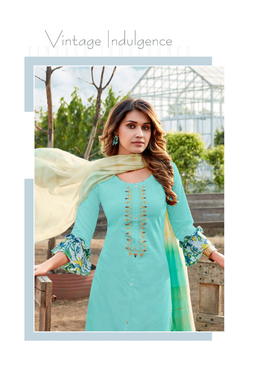 Karissa Radhika Latest  Fancy Designer Rayon Mirror Work Readymade Kurtis Collection
