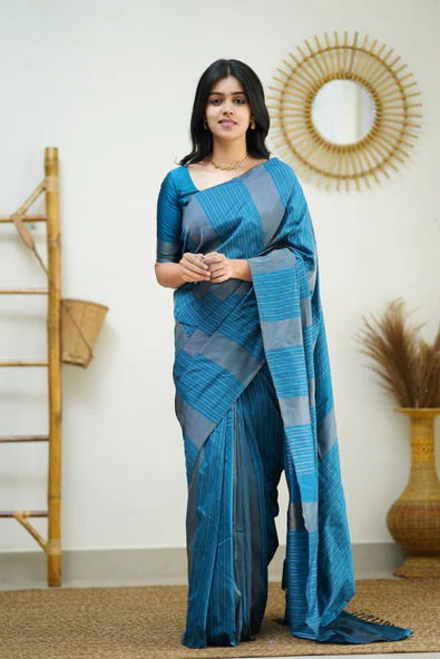 Mf 1410 Soft Lichi Silk Designer Sarees Catalog