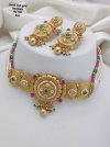 Brass High Gold Necklace 23 Wholesale Online