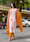 Roohi By Kadlee Schiffli Cotton Kurti Bottom With Dupatta Exporters In India