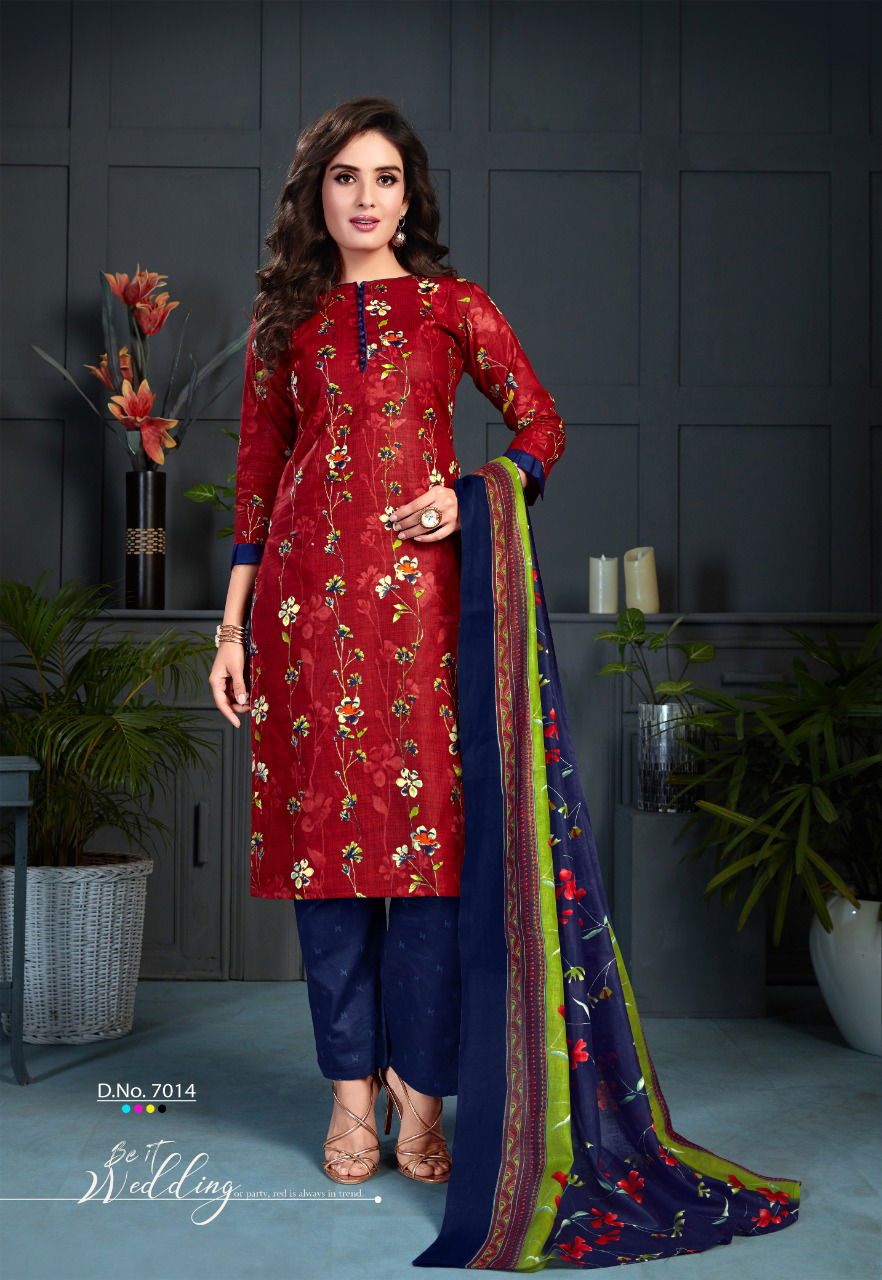 SC Laadki vol 7 Latest Designer Casual Wear Cotton Printed Dress Material Collection 
