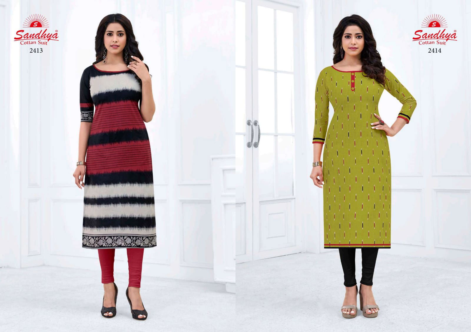 Sandhya Kalakruti 24 Fancy Ethnic Wear Printed Designer Kurti Collection
