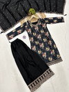 KF 3201 Kalaai Chinon Embroidery Online Kurti With Bottom Dupatta Wholesale