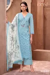 Nargish By Sarg Lawn Cotton Embroidery Wholesale Dress Material In India