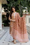 Naisha K 282 Vol 6 Cotton Printed Kurti With Bottom Dupatta Wholesale Suppliers In India