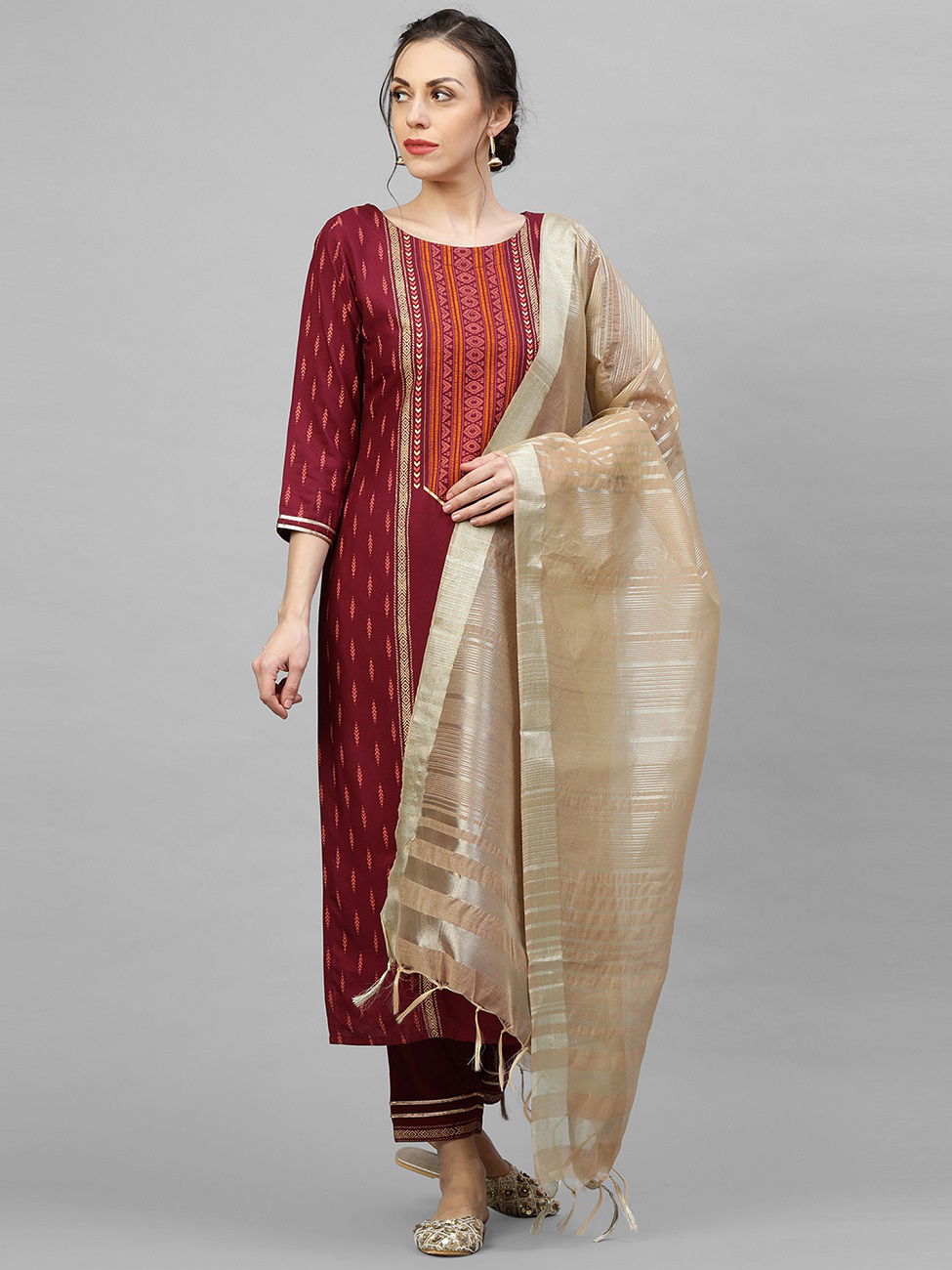 Era Sparrow 3 Casual Fancy Regular Wear Designer Ready Made Cotton Plazzo Suit Collection
