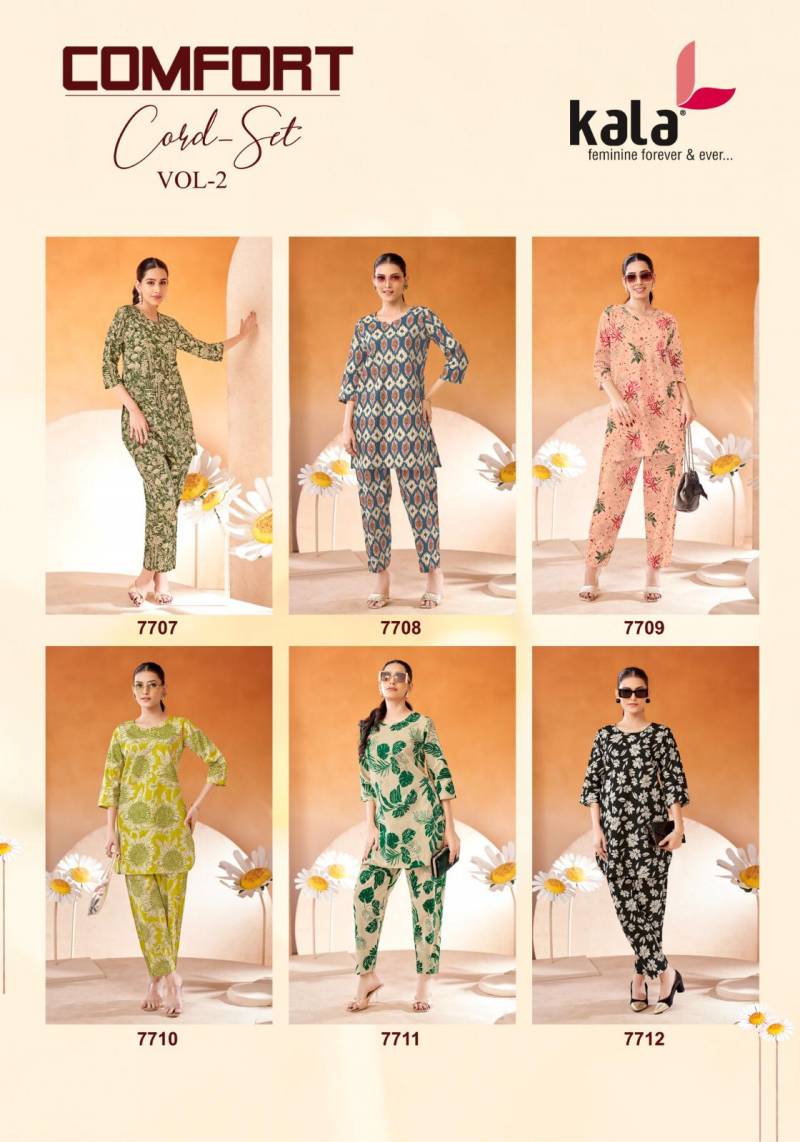Comfort Cord Set Vol 2 By Kala Printed Cotton Co Ord Set Wholesalers In Delhi