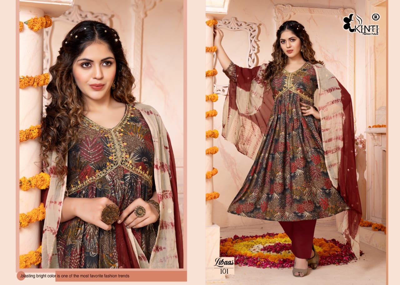 Libaas By Kinti Kurti WIth Bottom With Dupatta Catalog