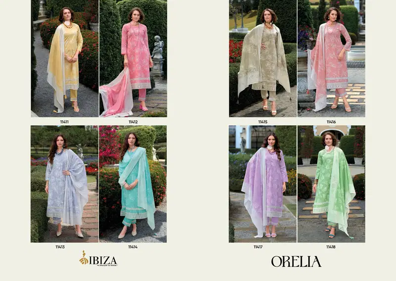 Orelia By Ibiza Camric Cotton Printed Designer Salwar Kameez Online Wholesale
